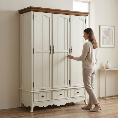 Étagères polyvalentes Armoire de rangement Étagère Armoire Porte-manteau Armoires