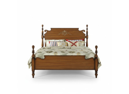 Conception Chambre à coucher 3 pièces Lit 2x Table de chevet Lits de luxe américains Ensemble de meubles