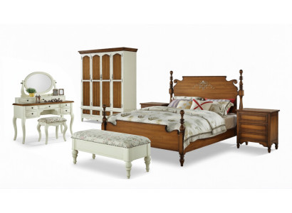 Elégance de l'ensemble de chambre à coucher complet en 7 pièces élégant pour votre chambre.