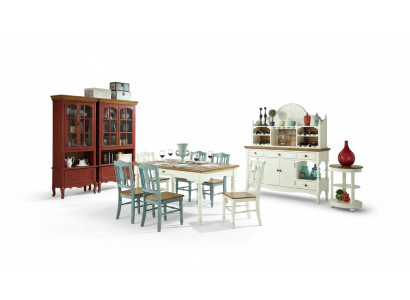 Meubles design de salle à manger 8 pièces. Ensemble Table Chaises Commode Enfilade Groupe Suite