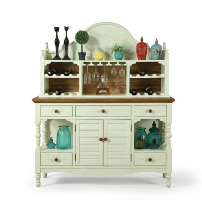 Meuble de buffet Commode Buffet en bois Planche latérale Armoire en bois pour le salon Luxe