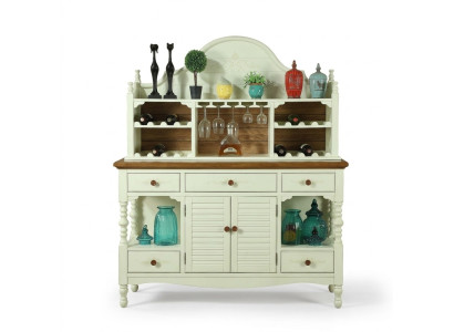 Meuble de buffet Commode Buffet en bois Planche latérale Armoire en bois pour le salon Luxe