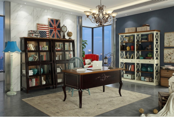 Conception Table Cabinet d'avocats Tables Chef de bureau Mobilier de bureau exclusif