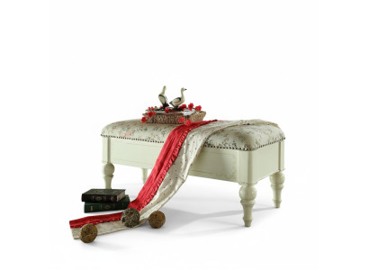 Siège Tissu Rembourrage Tabouret Rembourrage Siège Tabouret Banc Tissu Bois Style Designer nouveau