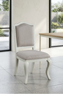 Chaise rembourrée de maison de campagne Salle à manger Chaise de bureau en bois véritable Chaise de designer Chaises neuves