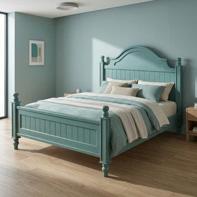 Lit vert Lit rembourré pratique Lit de luxe Lit double de luxe Design de lit Lits