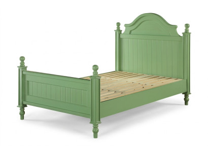 Lit vert Lits classiques Maison de campagne Lit double Hôtel Chambre de luxe neuve