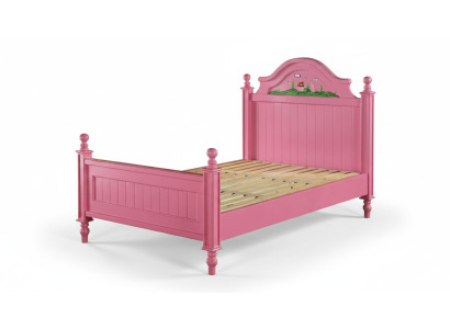 Conception de literie de luxe hotel double en bois pour chambre à coucher 120x200cm nouveau