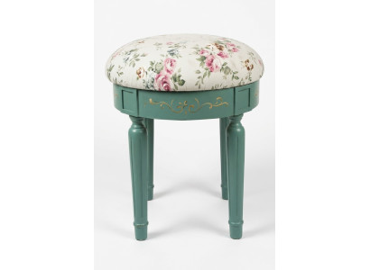 Tissu de siège de designer Tabouret Rembourrage de siège Tabouret Tabouret Textile Bois Style Maison de campagne