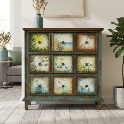 Design Commode Commodes Bois Bahut Moderne Buffet Haut