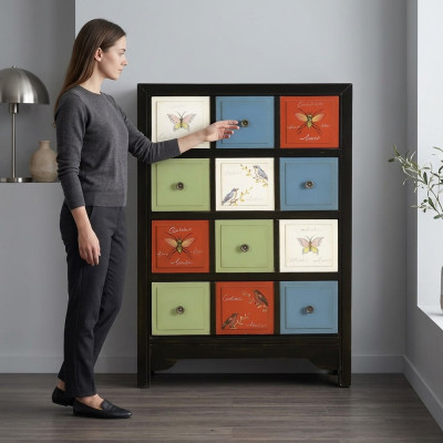 Design Kommode Schrank Luxus Holzkommoden Schrank Regal Konsole Möbel Sideboard
