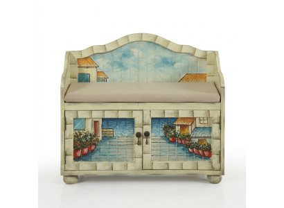Banquette rembourrée Banquette Tabouret de designer Banquette Meuble de siège banc en bois banc à chaussures