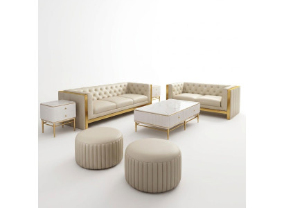 Ensemble de canapés 3 2 places Set Design Canapé Rembourrage Canapés Canapés Modernes