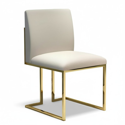 Ensemble de chaises Siège Rembourrage Balançoire Chaises de salle à manger Lehn Textile Moderne de Luxe
