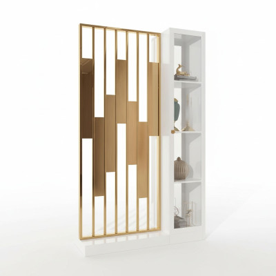 Étagère métallique Designer de séparation de haute qualité Etagères de luxe Style de meubles Armoire Murale Métal nouveau
