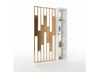 Étagère métallique Designer de séparation de haute qualité Etagères de luxe Style de meubles Armoire Murale Métal nouveau
