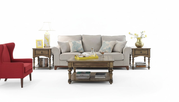 Table basse classique Table en bois Table d'appoint Tables Décoration Salon Bois