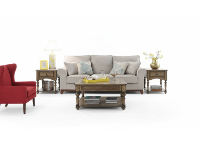 Table basse classique Table en bois Table d'appoint Tables Décoration Salon Bois
