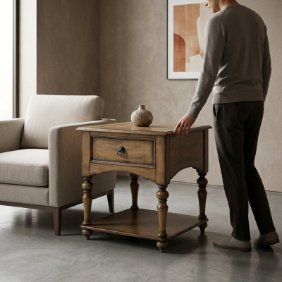 Table de console de nuit Table de chevet Table de chevet Tables Armoire