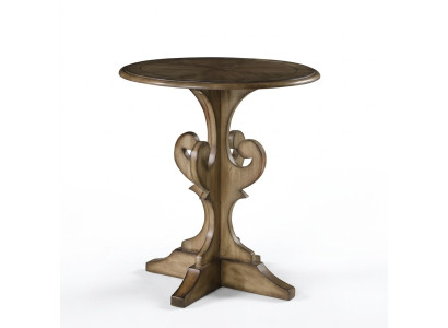 Table basse en bois Canapé Table d'appoint ronde Design Tables Maison de campagne Salon