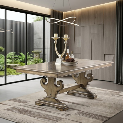 Table à manger Conception Tables Tables Bois Salle à manger Table de salon en bois Mobilier 100x200