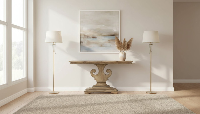 Table console Design Bois Table Console Tables Console Table de luxe Buffet nouveau