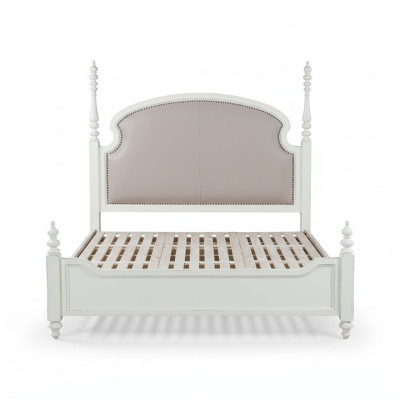 Chambre de luxe Lit Rembourrage Design 180x200cm Lits Doubles d'Hôtel Textile neuf