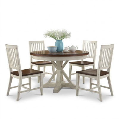 Table r design classique Table ronde Tables en bois Table à manger 122x77cm Salle à manger ronde
