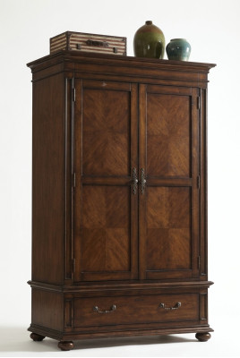 Armoire Armoires de style antique en bois massif Armoire de style wilhelminien Marron Réel