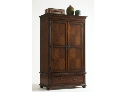 Armoire Armoires de style antique en bois massif Armoire de style wilhelminien Marron Réel