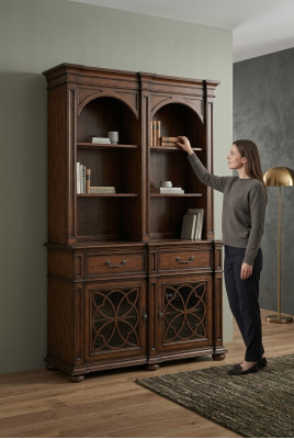 Conception Commode Buffet Table Basse Armoire Étagère Salon de Luxe en Bois