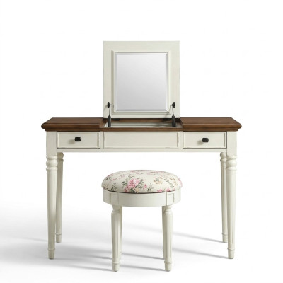 Coiffeuse Miroir Console de luxe Commode Commode de chambre Table console Bois neuf