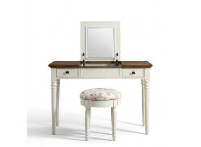 Coiffeuse Miroir Console de luxe Commode Commode de chambre Table console Bois neuf
