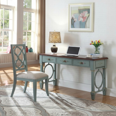 Bureau Mobilier de bureau Etagères en bois Bureau Table à manger Table Chaise 2 pièces