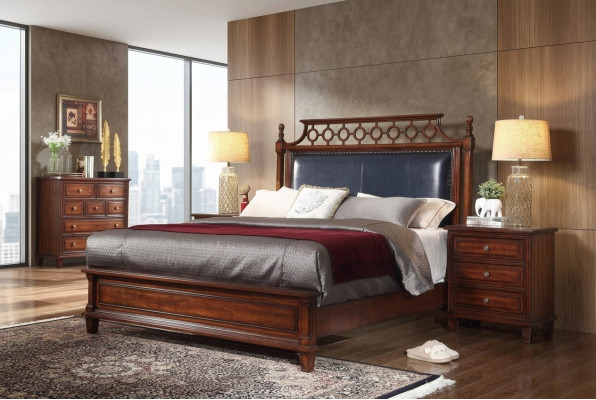 Meubles de designer italien Lit Chambre double 180x200cm lits en cuir neufs