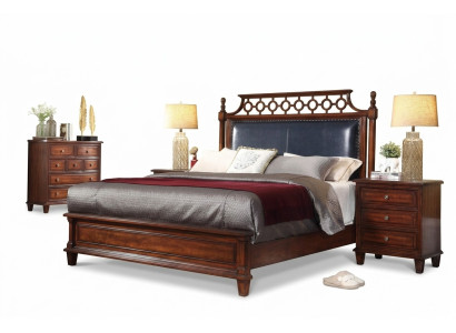 Meubles de designer italien Lit Chambre double 180x200cm lits en cuir neufs