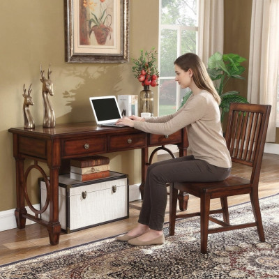 Bureau 2 pcs. Ensemble Mobilier de Bureau Table Bois Design Armoire d'Ordinateur de Meubles