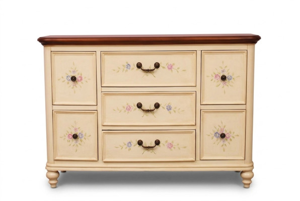 Conception blanche Salle de séjour Commode Buffet Commode Commodes Armoire