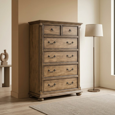 Garde-robe Commode Design Bas Buffet en bois Massif Commodes Buffet