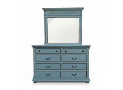 Meubles élégants de style Chambre commode Armoire Buffet classique avec miroir