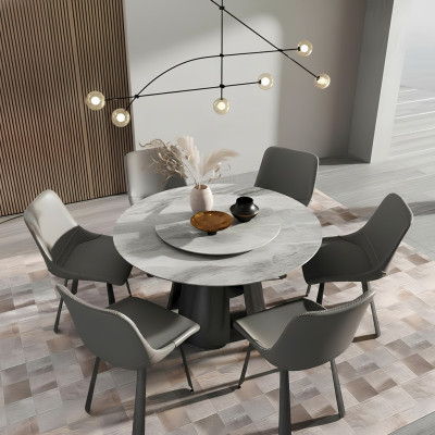 Ensemble de chaises de groupe de chaises d'hôtel rembourrées Suite 6x Groupes en acier inoxydable Fauteuil