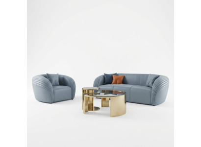 Ensemble de canapé 3+1 places Design Sofas Tapisserie Canapés Moderne de Luxe Nouveau