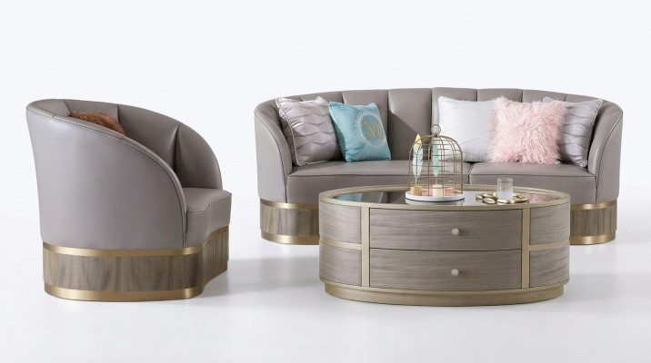 Fauteuil Fauteuil Designer Rembourrage Détente Tissu Textile Cuir Salon Club Siège simple neuf