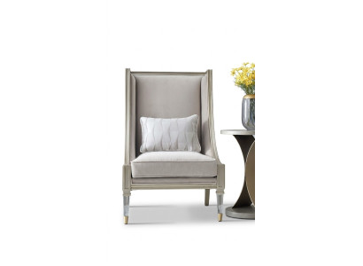 Fauteuil classique à ailes Canapé Canapé Sofa Tapisserie Siège Lounge Relax Club Tissu