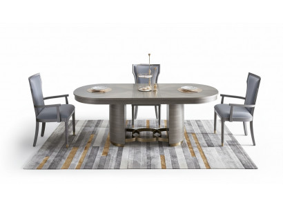 Design Table à manger Bois Table en pierre Tables à manger modernes Meubles 221x95 Tables