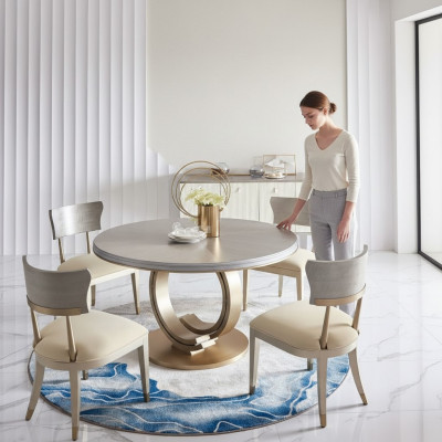 Chaise de salle à manger Ensemble de chaises Siège Moderne Suite 4x Chaises Rembourrage Lehn Design