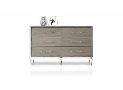 Design commode 6 tiroirs buffet bas armoire bahut