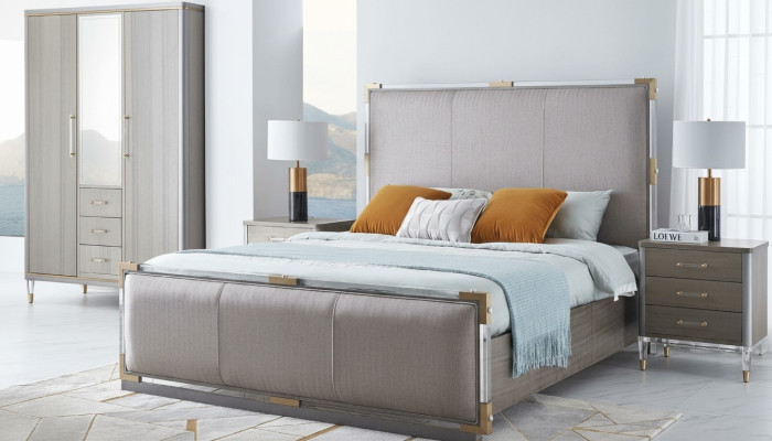 Design Lit rembourré Lit Lits Double Mariage Moderne 180x200cm Luxe