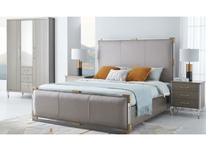 Design Lit rembourré Lit Lits Double Mariage Moderne 180x200cm Luxe