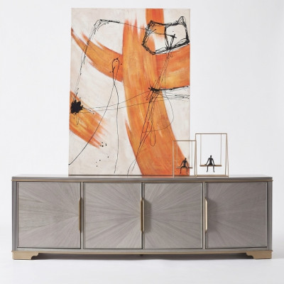 Commode Armoire haute Armoire latérale Table basse Commodes Décorateur Designer Noble Luxe